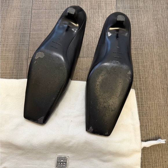 TOTÊME Square-Toe Leather Mules - Picture 4 of 5